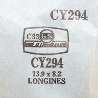 Longines Crystal di orologio Cy294 per parti e riparazioni