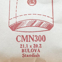 Bulova Standish CMN300 reloj Cristal para piezas y reparación