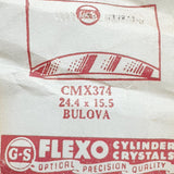 Bulova CMX374 Watch Crystal for Parts & Repair