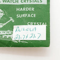 Bulova PMC310 Watch Crystal for Parts & Repair