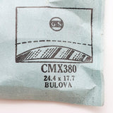 Bulova CMX380 Watch Crystal for Parts & Repair