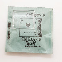 Bulova Ambassador "F" CMX337-10 Crystal di orologio per parti e riparazioni