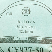 Bulova CY977-50 Watch Crystal for Parts & Repair