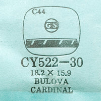 Bulova Crytal di orologio CY522-30 cardinale per parti e riparazioni