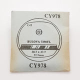 Bulova 7298fl CY978 reloj Cristal para piezas y reparación