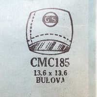 Bulova CMC185 Crystal di orologio per parti e riparazioni