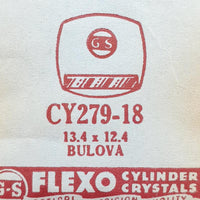 Bulova Cy279-18 Uhr Kristall für Teile & Reparaturen