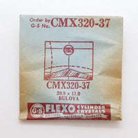 Bulova CMX320-37 Watch Crystal للأجزاء والإصلاح