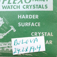 Bulova PMX370 Uhr Kristall für Teile & Reparaturen