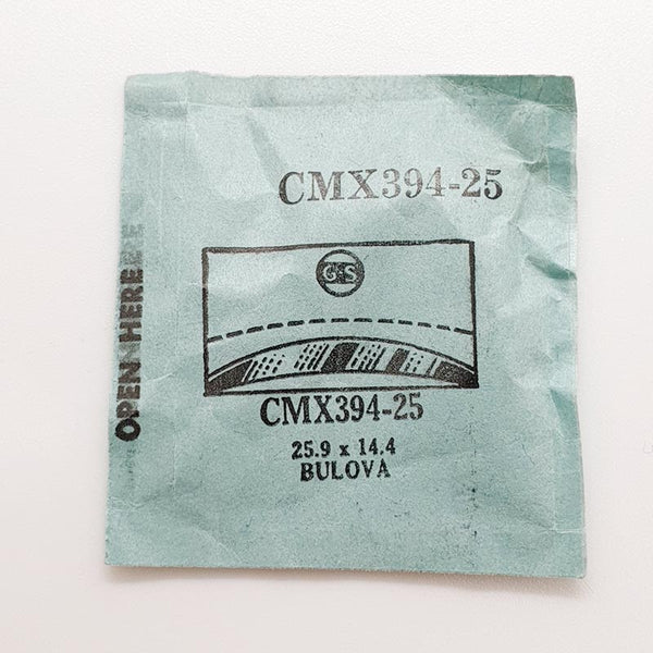 Bulova CMX394-25 Watch Crystal for Parts & Repair