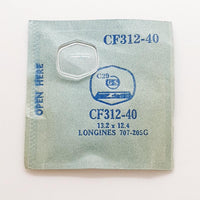 Longines 707-205G CF312-40 Uhr Kristall für Teile & Reparaturen