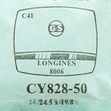 Longines 8006 CY828-50 reloj Cristal para piezas y reparación