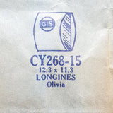 Longines Olivia CY268-15 Watch Crystal للأجزاء والإصلاح