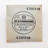 Longines G-612 CY873-50 reloj Cristal para piezas y reparación