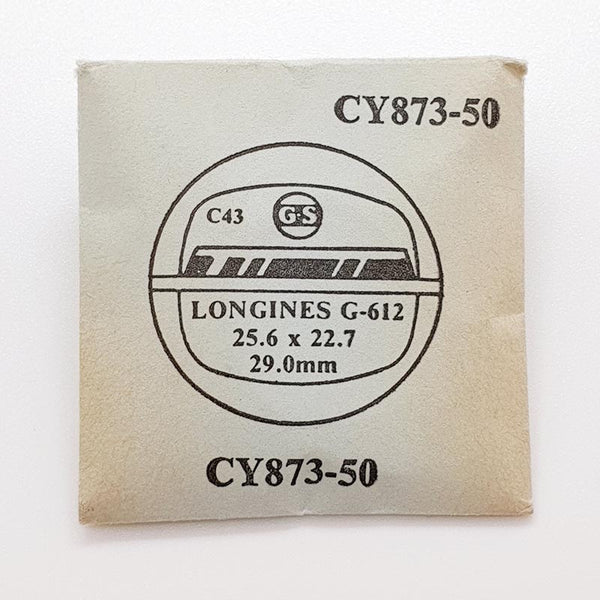 Longines G-612 CY873-50 Watch Crystal for Parts & Repair