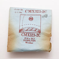 Hamilton Windsor CMX323-2C reloj Cristal para piezas y reparación