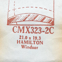 Hamilton Windsor CMX323-2c Uhr Kristall für Teile & Reparaturen