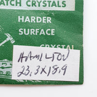 Hamilton PMY305-2 Uhr Kristall für Teile & Reparaturen