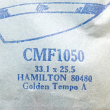Hamilton 80480 Golden CMF1050 reloj Cristal para piezas y reparación