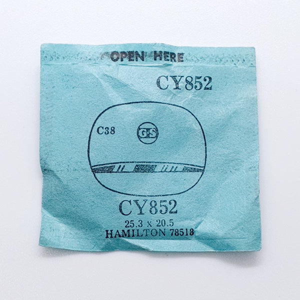 Hamilton 78518 CY852 Watch Crystal for Parts & Repair