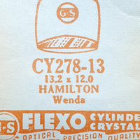 Hamilton Wenda CY278-13 montre Cristal pour les pièces et réparation