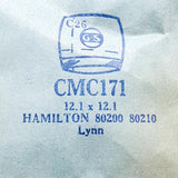 Hamilton Lynn 80200 20210 CMC171 reloj Cristal para piezas y reparación