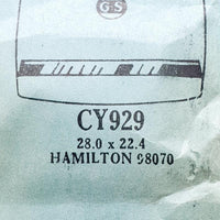 Hamilton 98070 Cy929 Crystal per parti e riparazioni