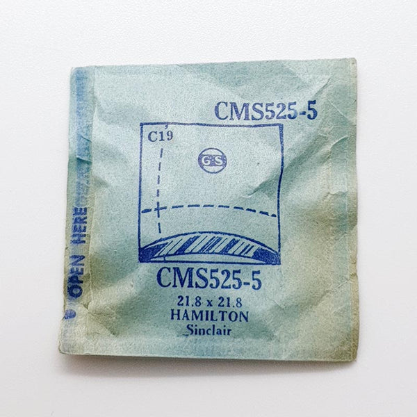 Hamilton Sinclair CMS525-5 montre Cristal pour les pièces et réparation