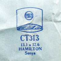 Hamilton Sonya CT313 Watch Crystal per parti e riparazioni
