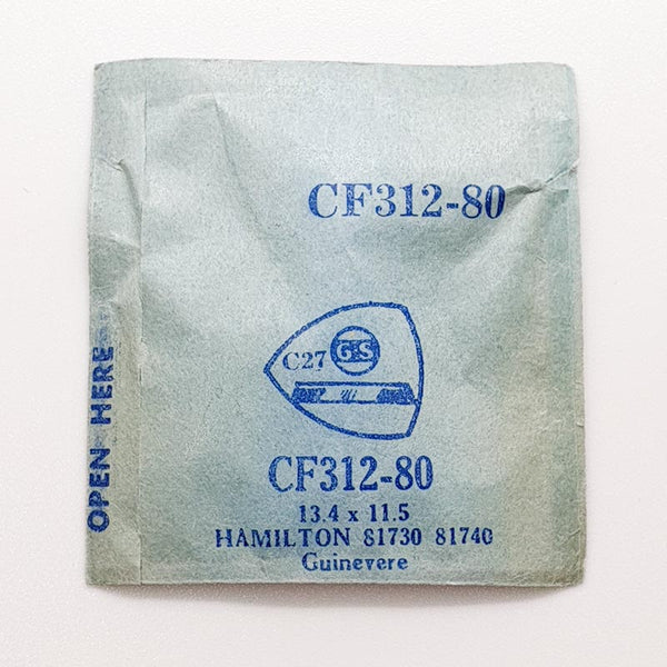 Hamilton Guinevere 81730 81740 CF312-80 Crystal di orologio per parti e riparazioni