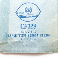 Hamilton Geraldine 818064 818364 CF328 Watch Crystal for Parts & Repair
