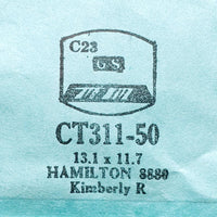 هاميلتون كيمبرلي ص 8880 CT311-50 ساعة Crystal للأجزاء والإصلاح