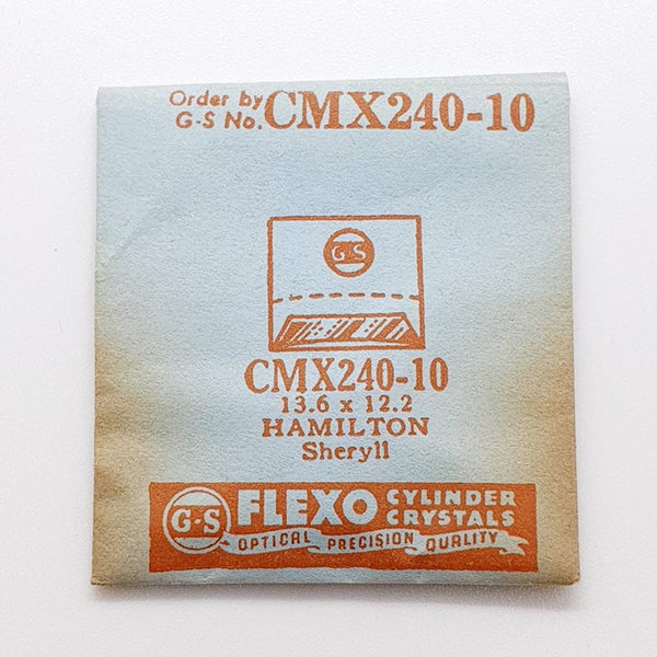 Hamilton Sheryii CMX240-10 Crystal di orologio per parti e riparazioni