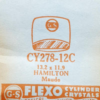 Hamilton Maude CY278-12C reloj Cristal para piezas y reparación