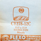 Hamilton Maude Cy278-12c Crystal di orologio per parti e riparazioni