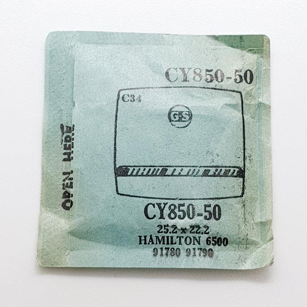 Hamilton 6500 91780 91790 CY850-50 montre Cristal pour les pièces et réparation