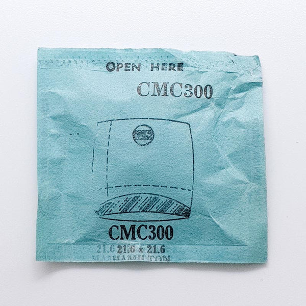 Hamilton CMC300 Watch Crystal للأجزاء والإصلاح