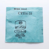 Hamilton Elva CT314-10 Uhr Kristall für Teile & Reparaturen