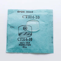 Hamilton Elva CT314-10 Uhr Kristall für Teile & Reparaturen