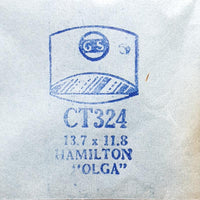 Hamilton "Olga" CT324 Watch Crystal for Parts & Repair