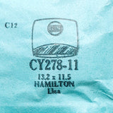Hamilton Lisa Cy278-11 Uhr Kristall für Teile & Reparaturen