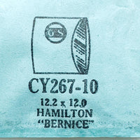 Hamilton "Bernice" CY267-10 Watch Crystal for Parts & Repair