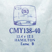 Hamilton Esme B CMY138-40 Watch Crystal for Parts & Repair
