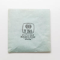 Hamilton "Della" Y265 Watch Crystal for Parts & Repair