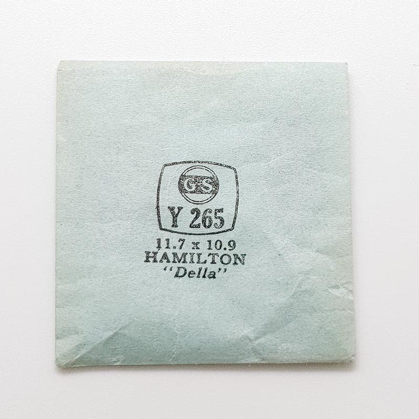 Hamilton "Della" Y265 Watch Crystal per parti e riparazioni