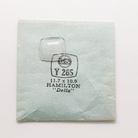 Hamilton "Della" Y265 Watch Crystal for Parts & Repair