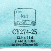 Hamilton Ardon Charm M CY274-25 montre Remplacement des cristaux pour les pièces et la réparation