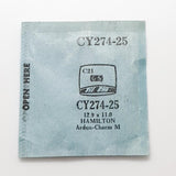 هاملتون أردون تشارم م CY274-25 ساعة Crystal لقطع الغيار والإصلاح