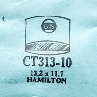 Hamilton CT313-10 Watch Crystal Replacement for Parts & Repair