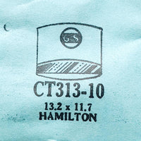 Hamilton CT313-10 reloj Reemplazo de cristal para piezas y reparación